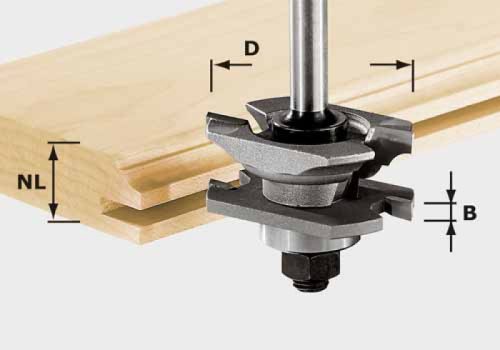 Festool Profilmaró, hornyos HW S8 D46 x D12-NT