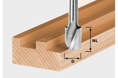 Festool HW spirálélű horonymaró HW Spi S8 D4/10