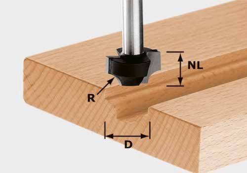 Festool Negyedkörcikk-maró HW S8 D17/R3