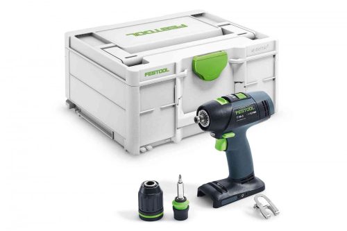 Festool Akkus fúró-csavarbehajtó T 18+3-Basic