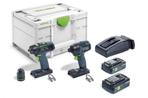 Festool Fúró és csavarbehajtó készlet TID 18 HPC 4,0 I-Set T18 AKCIÓ