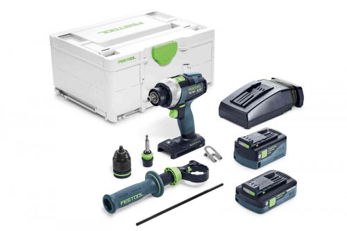 Festool Akkus fúró-csavarbehajtó TDC 18/4 5,0/4,0 I-Plus QUADRIVE