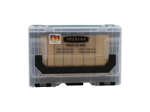 PREBENA PROFI-ES-BOX, "ES" KAPOCS SZORTIMENT (7000DB) METABOX